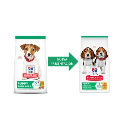 Hill's Science Diet Puppy Small Bites, alimento saludable para perro cachorro bocados pequeños 2Kg