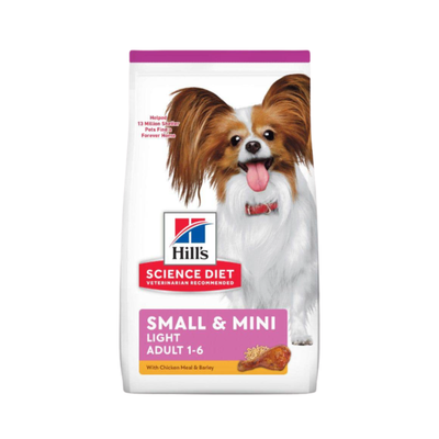 Hill's Science Diet Small and Mini Light Adult Alimento Bajo en Calorias para Perro Adulto Raza Pequeña 2.04Kg