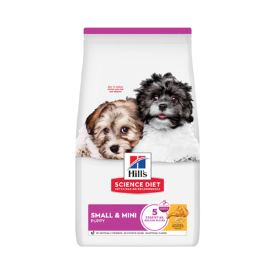 Hill's Science Diet Small and Mini Puppy Alimento para Perro Raza Pequeña Sabor Pollo 5.6Kg