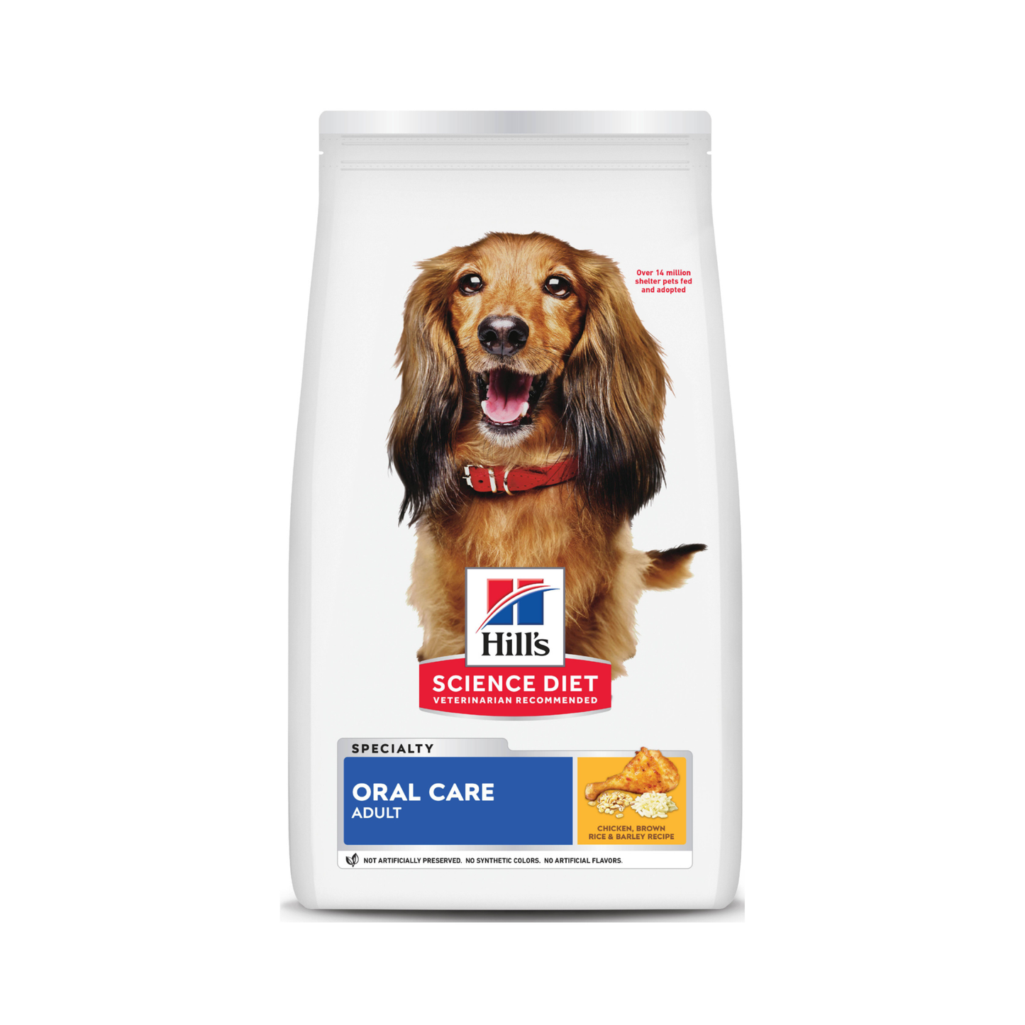 Hill's Science Diet Oral Care, Alimento para Cuidado Dental para Perro Adulto 1.814 KG