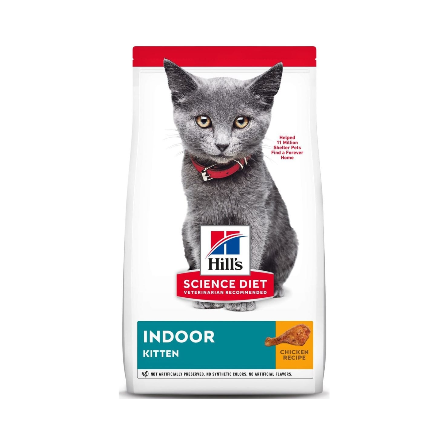 Hill's Science Diet Kitten Indoor Alimento para Gatito de Interior, Sabor Pollo 3.2Kg