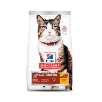 Hill's Science Diet Hairball Control, Alimento Control de Bolas de Pelo para Gato Adulto 7Kg