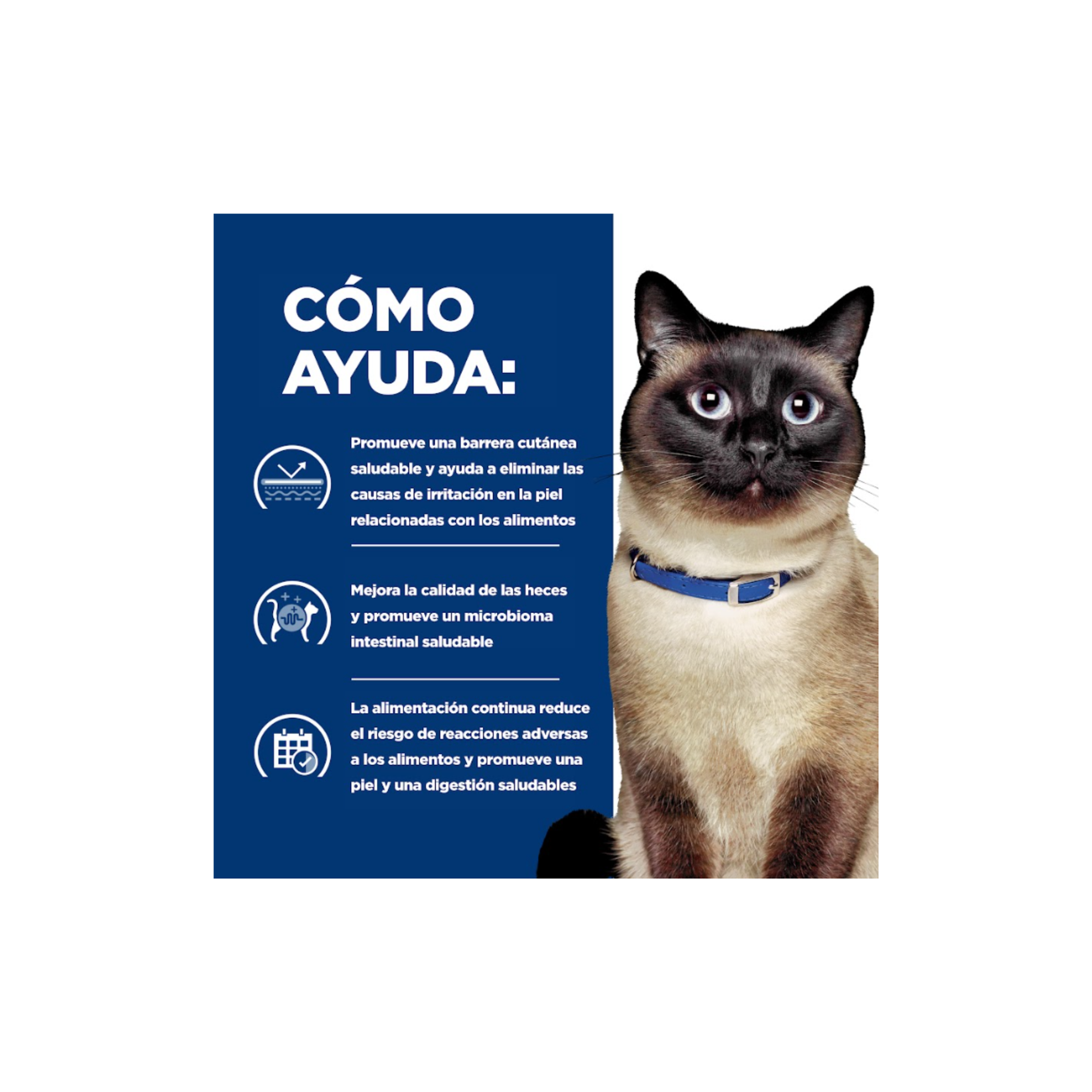 Alimento hidrolizado para gatos