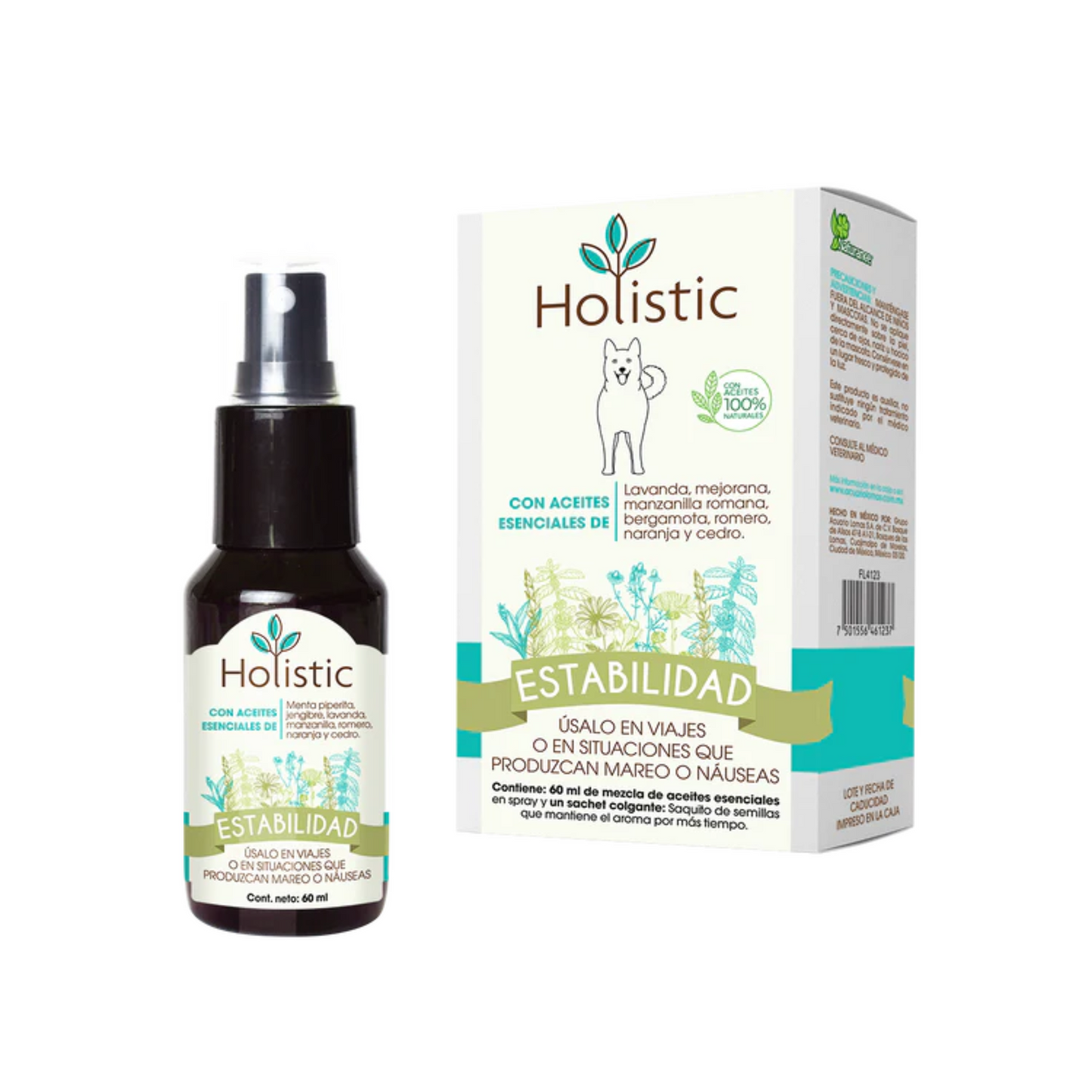 Holistic Kit de Aromaterapia Estabilidad 60 ML Naturance
