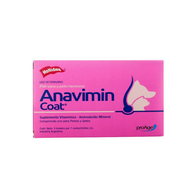 Holliday Anavimin Coat 3 Blister con 7 Comprimidos Holliday