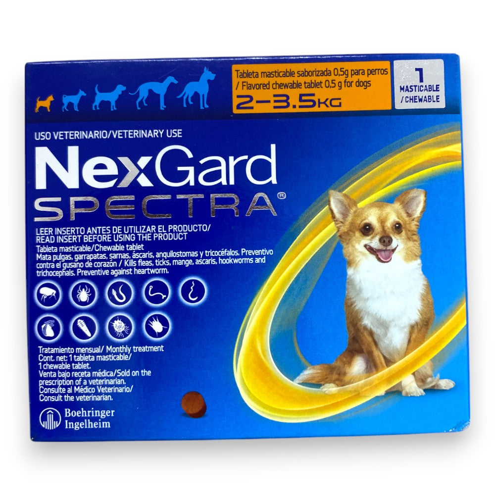 Nexgard Spectra 1 Tableta 2 a 3.5 Kg