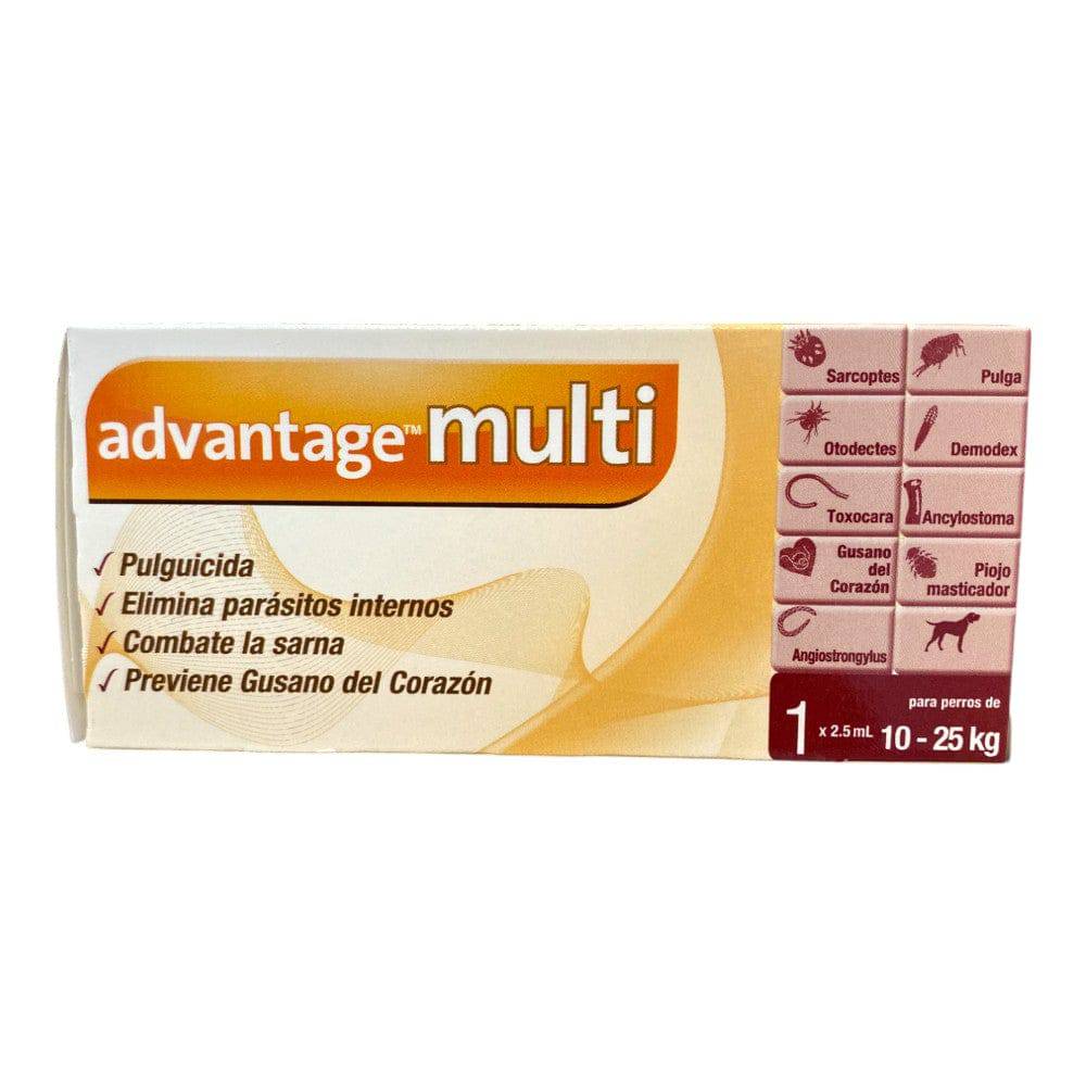 Advantage Multi 2.5 ml Perros 10 a 25 kg Elanco - AniMALL