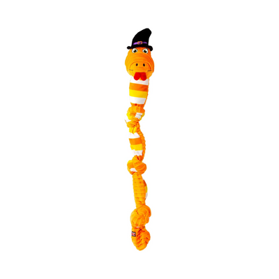 KONG Halloween Knots Snake Juguete Resistente para Perro con Cuerda Interna Talla M/L