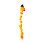 KONG Halloween Knots Snake Juguete Resistente para Perro con Cuerda Interna Talla M/L