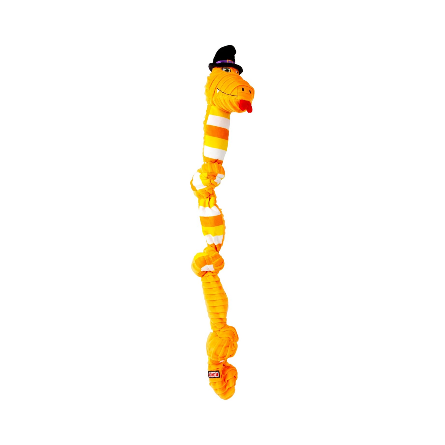 KONG Halloween Knots Snake Juguete Resistente para Perro con Cuerda Interna Talla M/L