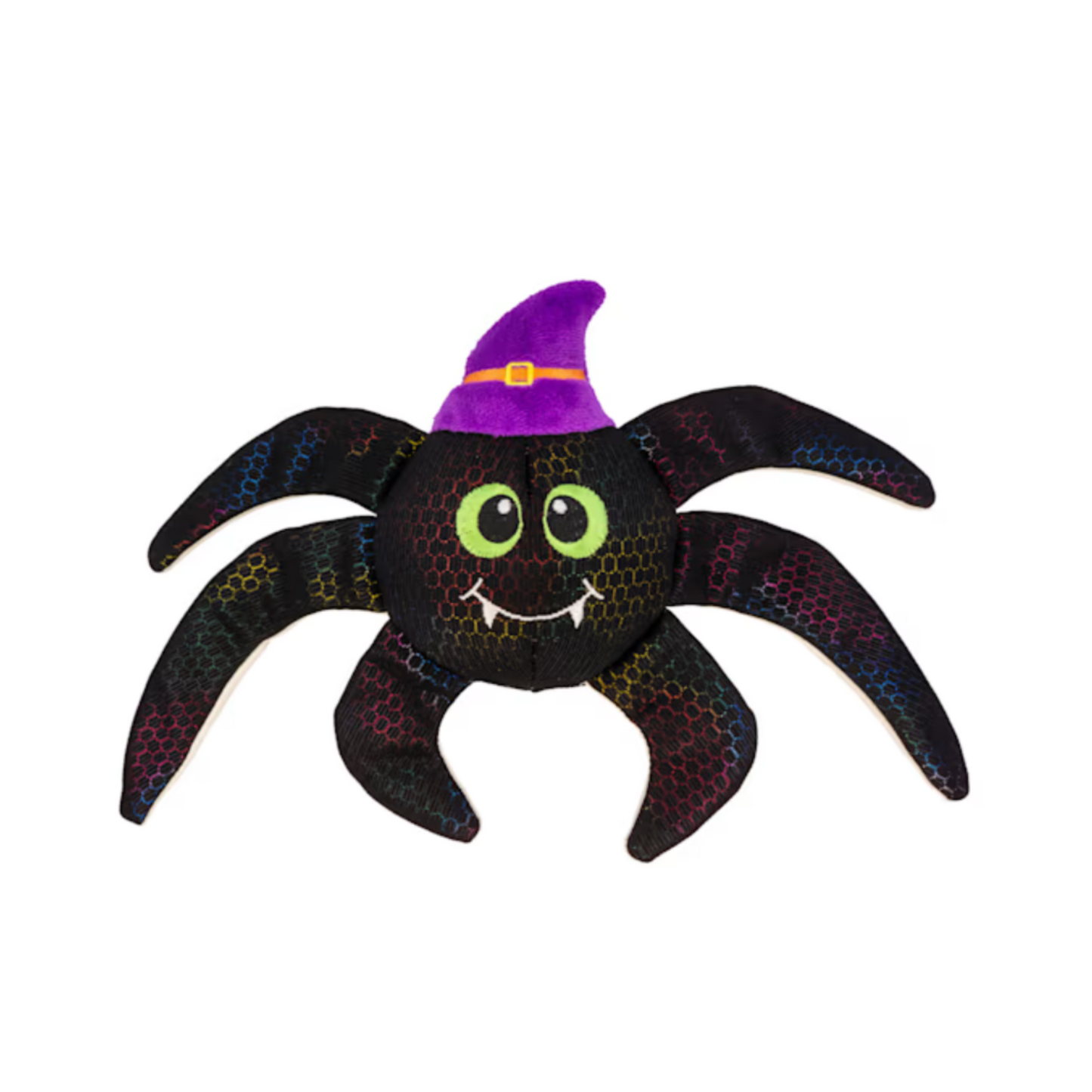 KONG Halloween Shakers Shimmy Spider Juguete con Sonido para Perros Talla M