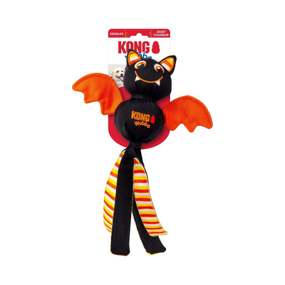 KONG Halloween Wubba Ballistic Bat Juguete Resistente para Perros Talla L