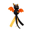 KONG Halloween Wubba Ballistic Bat Juguete Resistente para Perros Talla L