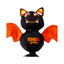 KONG Halloween Wubba Ballistic Bat Juguete Resistente para Perros Talla L