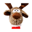 KONG Holiday Shakers Luvs Reindeer Juguete Mediano de Navidad para Perro