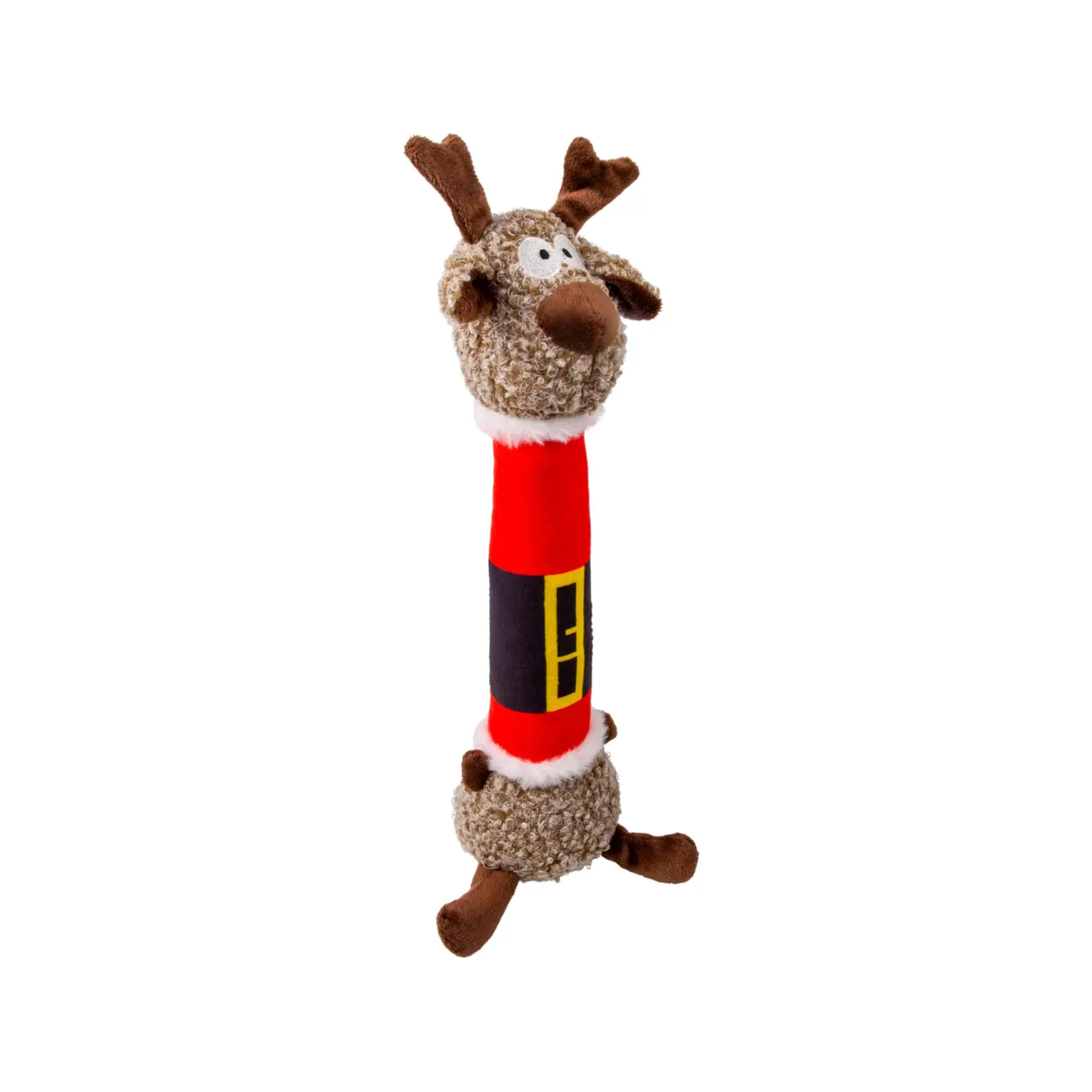 KONG Holiday Shakers Luvs Reindeer Juguete Mediano de Navidad para Perro