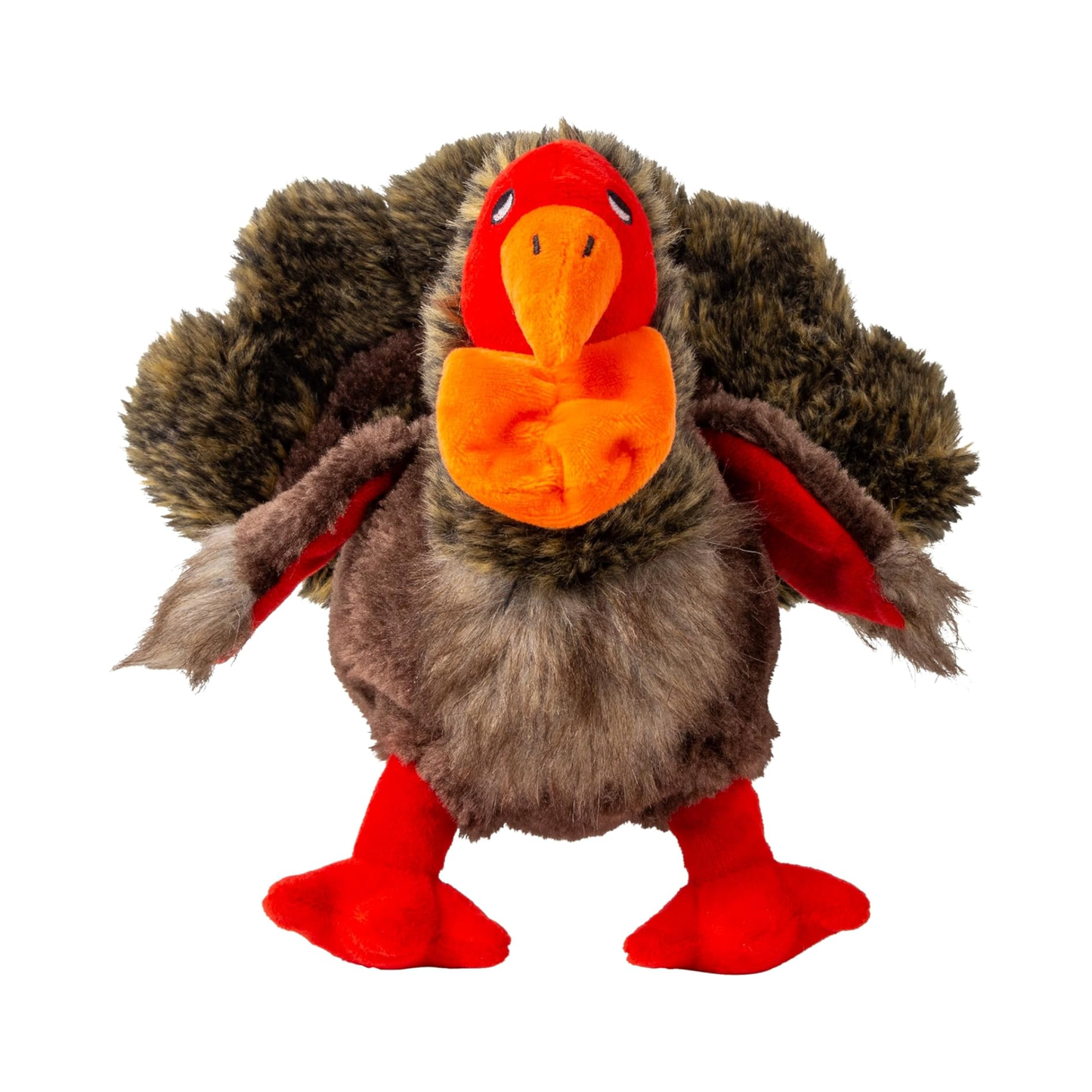 KONG Low Stuff Turkey Juguete de Felpa con Sonido para Perros Talla M