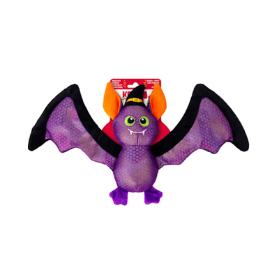 KONG Shakers Shimmy Bat de Halloween Juguete con sonido para perros Talla M