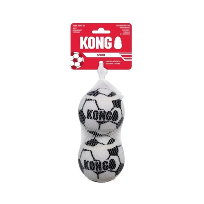 KONG Sport Soccer Balls 2 Balones Grandes para Perro Paquete Edición Mundial 2026