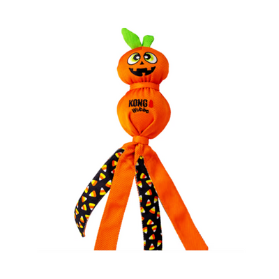 KONG Wubba Pumpkin de Halloween Juguete Resistente para Perros Grandes Talla L