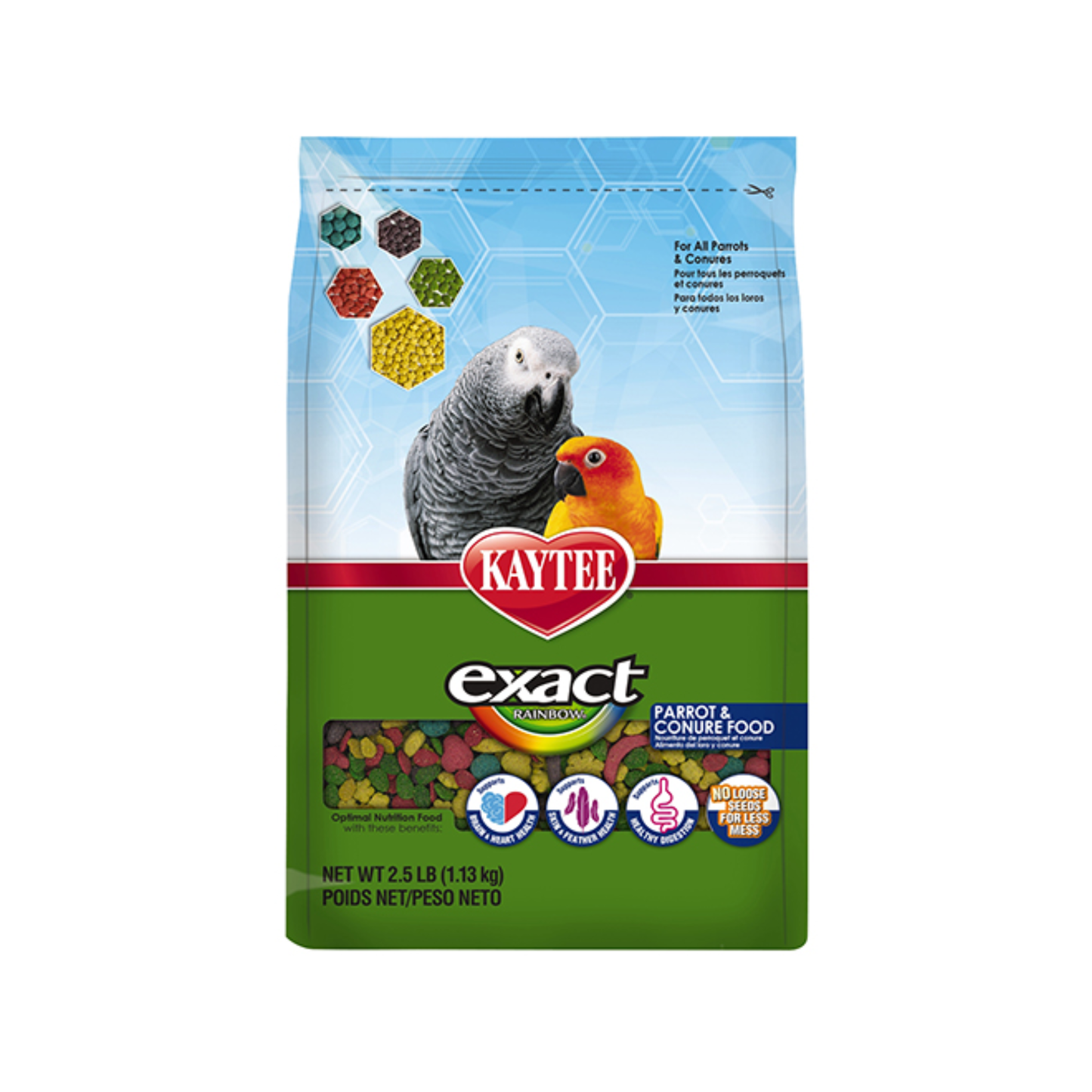 Kaytee Exact Rainbow Alimento de Mantenimiento para Perico 1.81 Kg