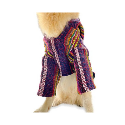 Kokoli Sueter Poncho Color Vino Talla XL