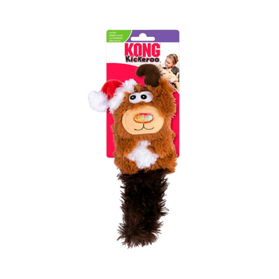 Kong Kickeroo Peluche Navideño Recargable de Catnip