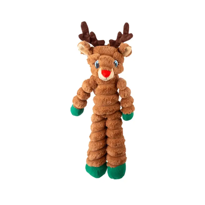 Kong Shakers Crumples Reindeer XL Juguete de Navidad con Sonido para Perro