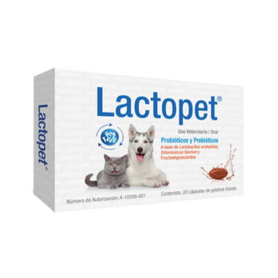 Lactopet Caja con 20 cápsulas , PetGel