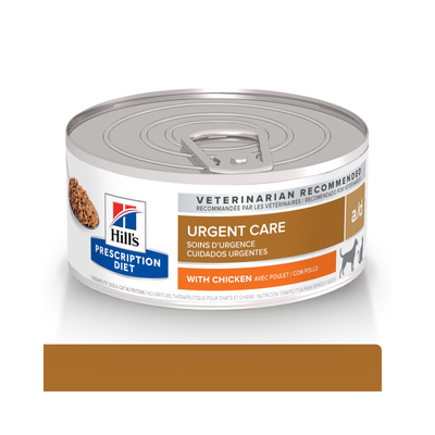 Lata Hill's Prescription Diet a/d, Recuperación, con Pollo para Perro y Gato, 156 g