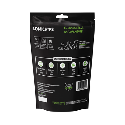 Lomichips Premios Deshidratados Sabor Corazón de Cerdo 100 g para Perro