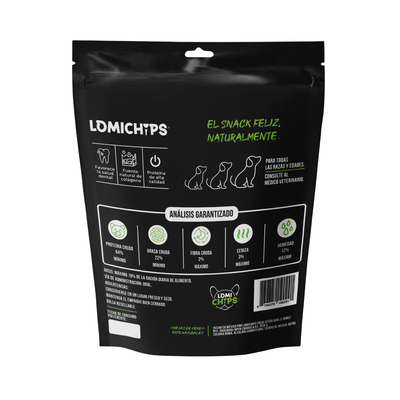 Lomichips Premios Deshidratados Sabor Oreja de Cerdo 2 Piezas para Perro