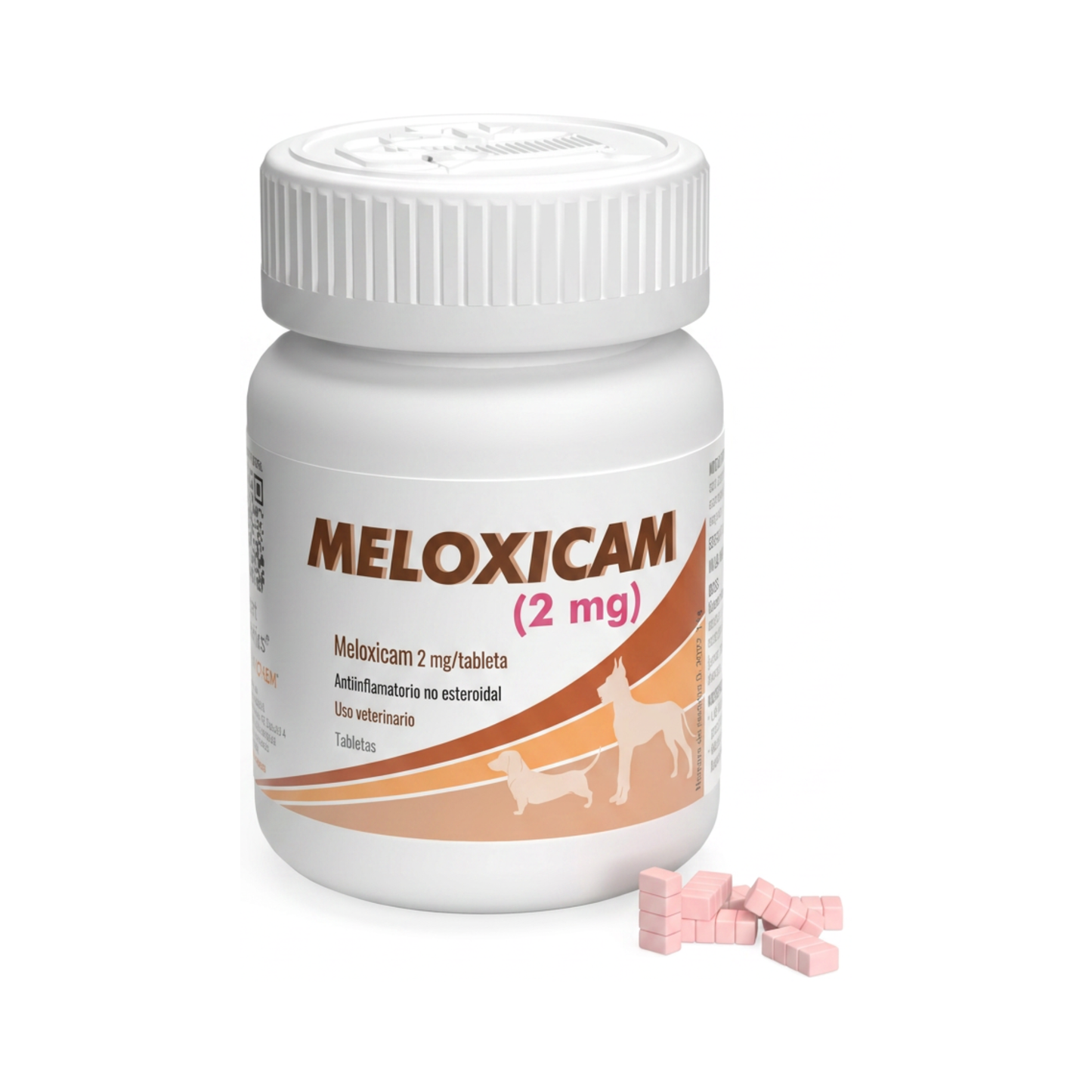 Meloxicam 2 mg Alpha Chem - Antiinflamatorio Veterinario (1 Tableta)