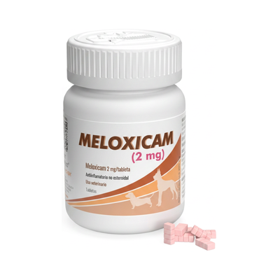 Meloxicam 2 mg Alpha Chem - Antiinflamatorio Veterinario (1 Tableta)