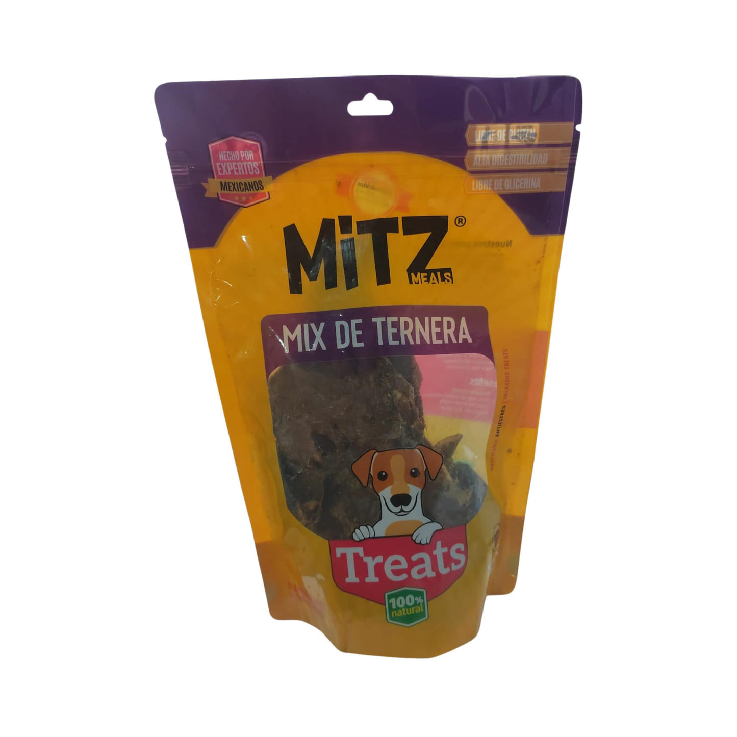 Mitz Meals Mix de Premios Deshidratados de Ternera en Bolsa de 150 g