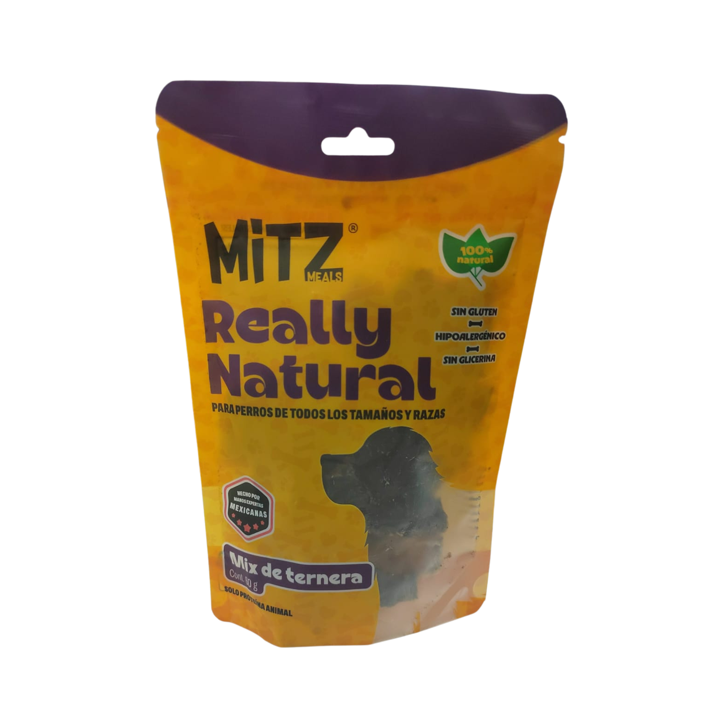 Mitz Meals Really Natural Mix de Premios Deshidratados de Ternera en Bolsa de 60 g
