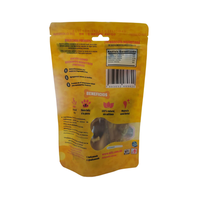 Mitz Meals Really Natural  Patitas de Pollo Premios Deshidratados para Perro Bolsa con 6 Piezas