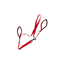 Mr Wuff Correa de Doble Agarre Color Rojo