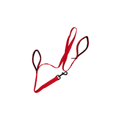 Mr Wuff Correa de Doble Agarre Color Rojo