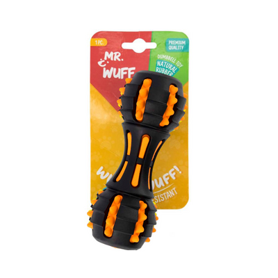 Mr Wuff Pesa Mordible Color Negro con Naranja