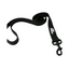 Mr. Wuff Correa para Perro PVC Textura Antideslizante Refuerzo de Nylon Color Negro