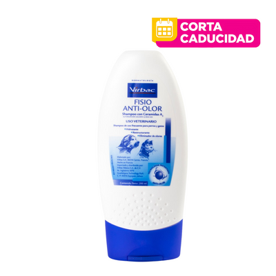 CORTA CADUCIDAD Virbac FISIO ANTI-OLOR Shampoo