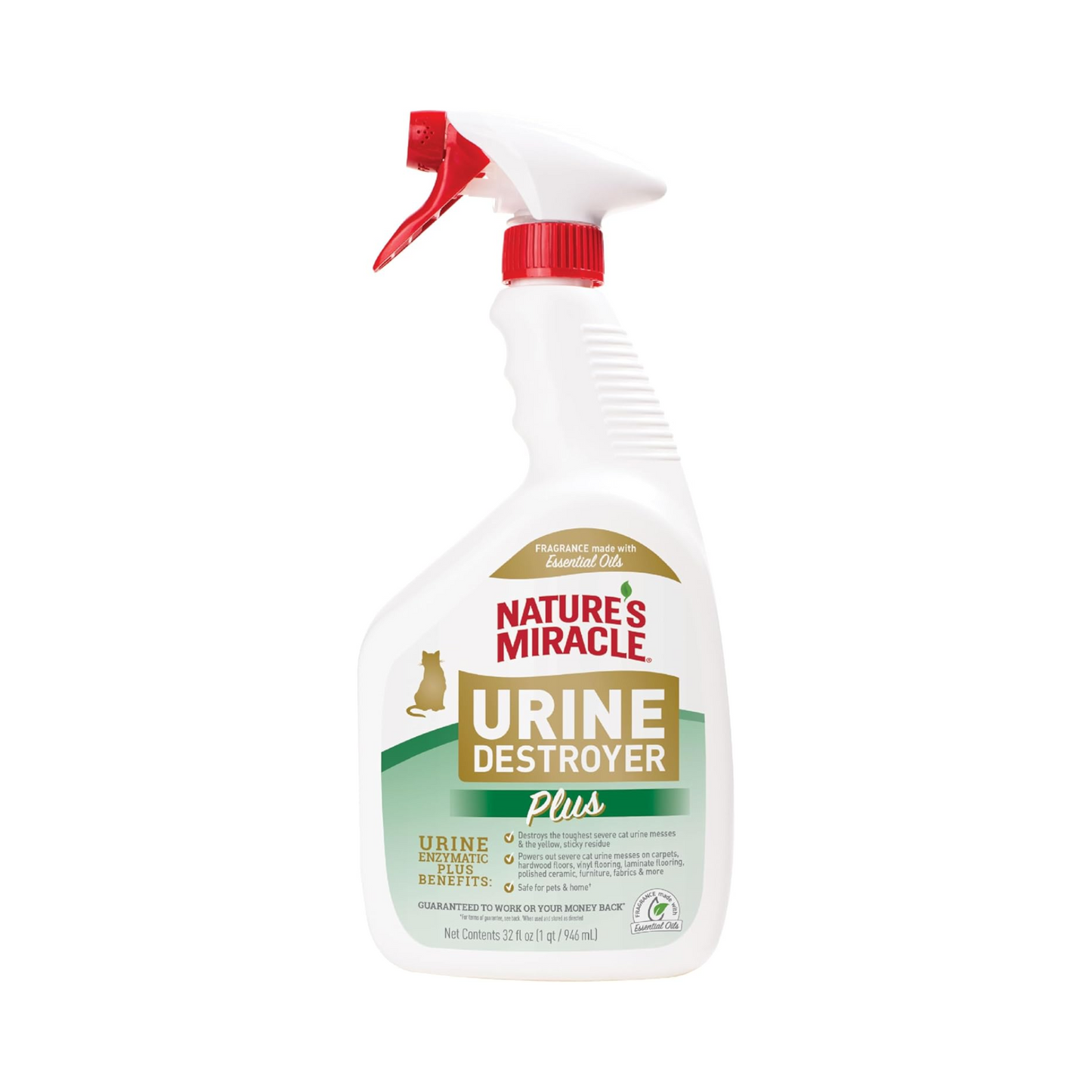 Natures Miracle Destructor Plus Orina de Gato 946 ml