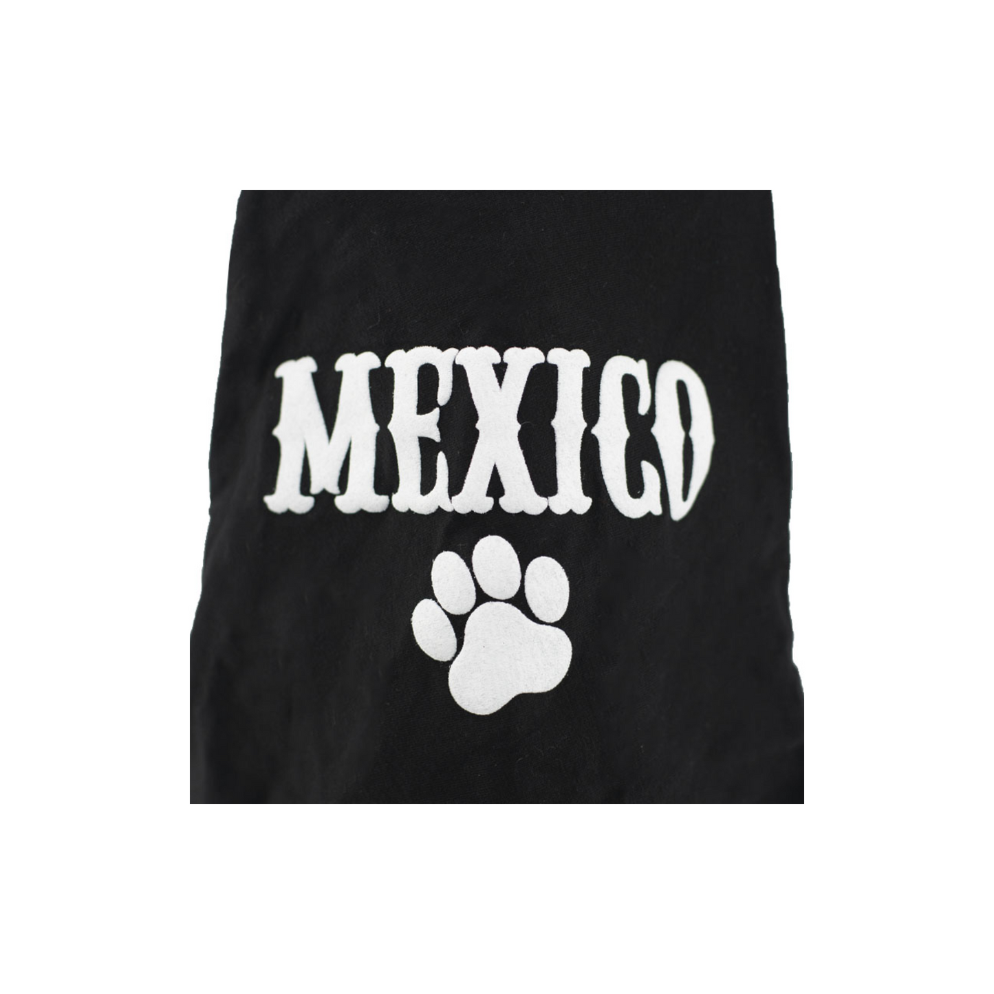 Naughty Dog Playera Color Negro con Estampado de México Talla M