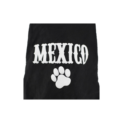 Naughty Dog Playera Color Negro con Estampado de México Talla M
