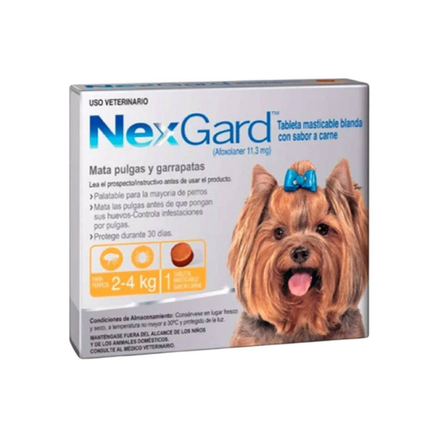 Nexgard 1 Tableta Masticable 2 a 4 Kg