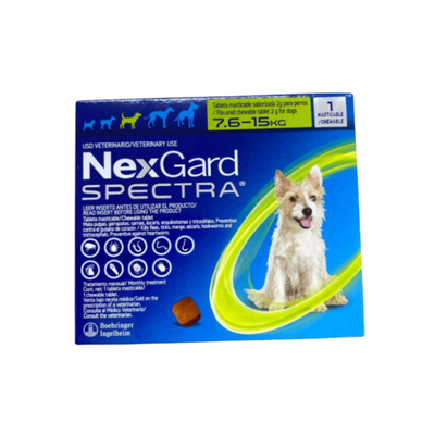 Nexgard Spectra 1 Tableta 7.6 a 15 Kg