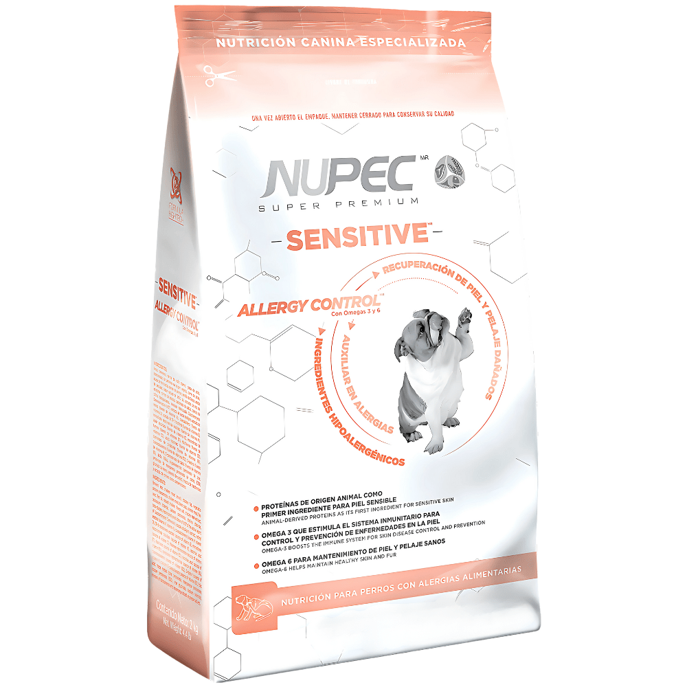 Nupec sensitive 15 kg Raza Mediana y Grande