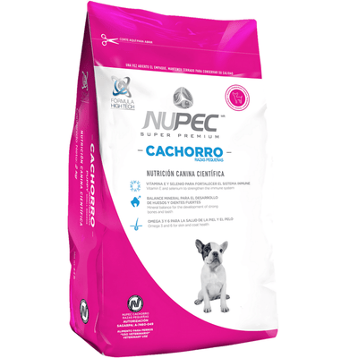 Nupec cachorro razas pequeñas