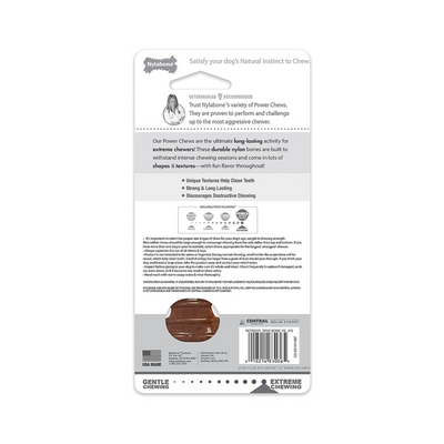 Nylabone Hueso Masticable con AroColor Café Chico Sabor Pollo